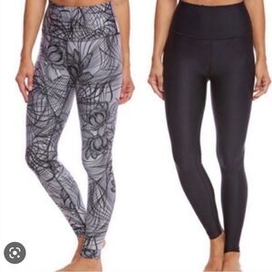 Beyond Yoga Flip It And Reverse It Leggings Black Lotus Medium